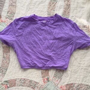 SKIMS Lavender Crop Top